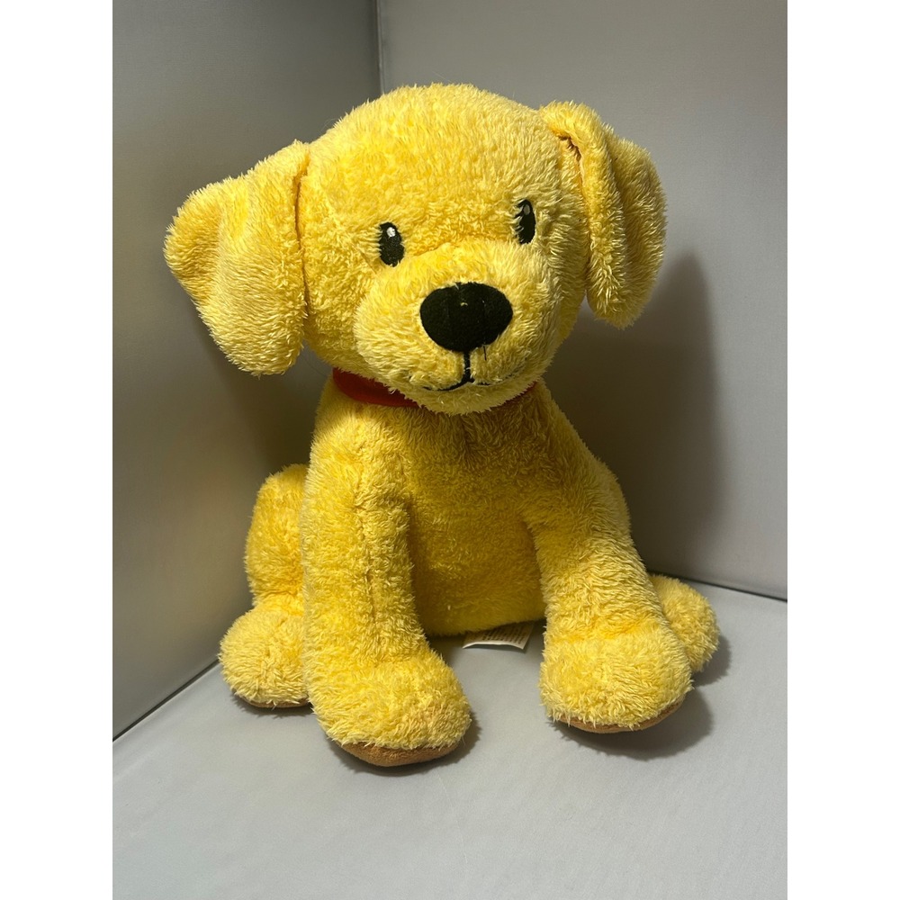Kohls Cares Biscuit the Little Yellow Puppy Plush Stuffed Animal Dog Red Collar